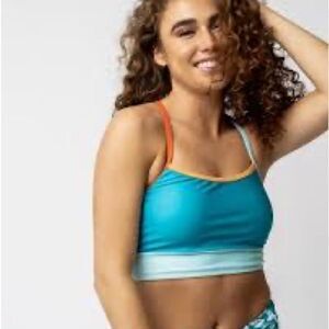 NWT Nani Sunset Shaka Swimwear Bralette Womens XS